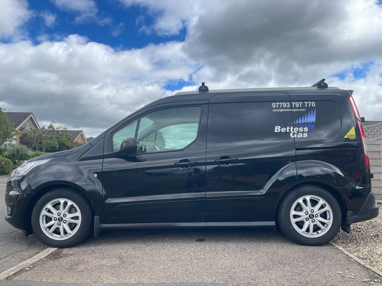 The Bettess Gas branded van — local Gas Safe heating and plumbing engineer covering Watton and Norfolk